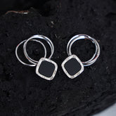 Silver Elegance Earrings with Intricate Detailing