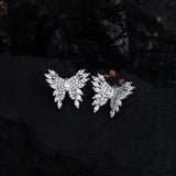 Beautiful Butterfly American Diamond Earrings Studs
