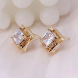 Exaggerated Three-dimensional Square Earrings