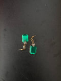 Aquamarine Daily Wear Green Earrings