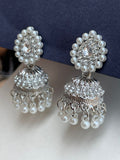 Beautiful silver Jhumka