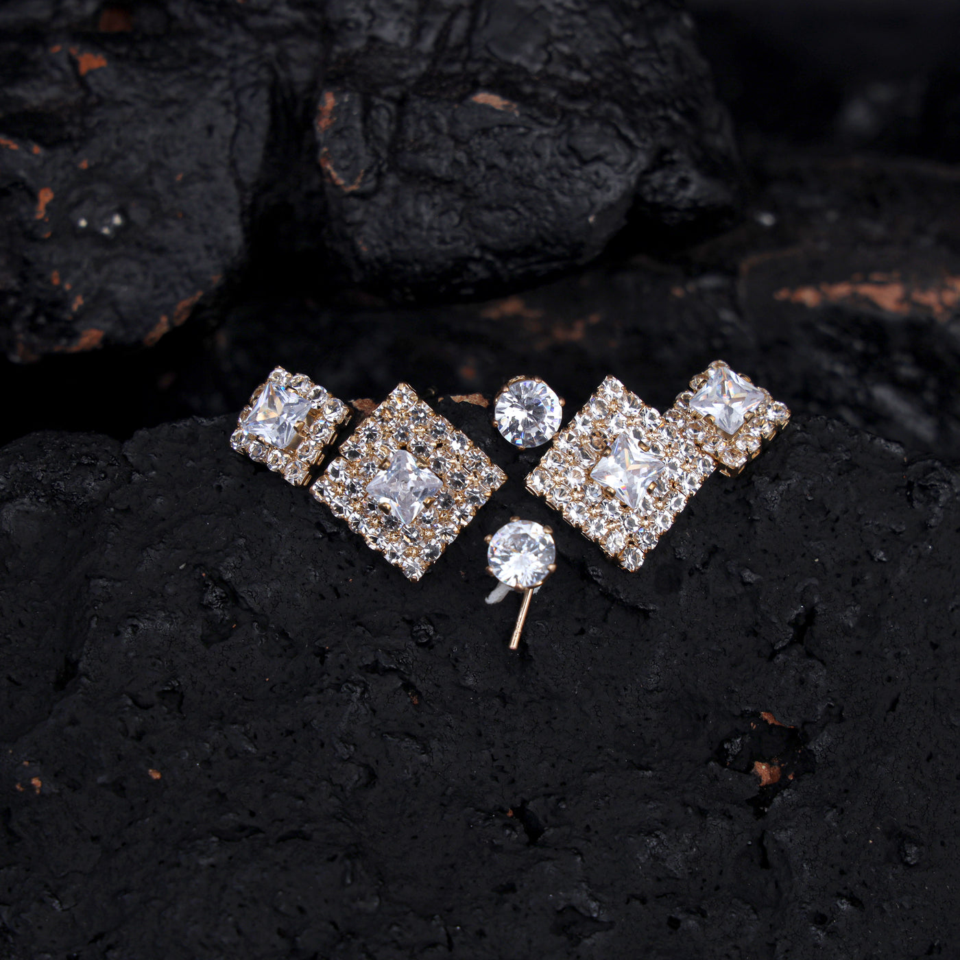 Crystal Pocket Friendly Zircon Studs