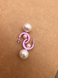 Pink Hoop earrings