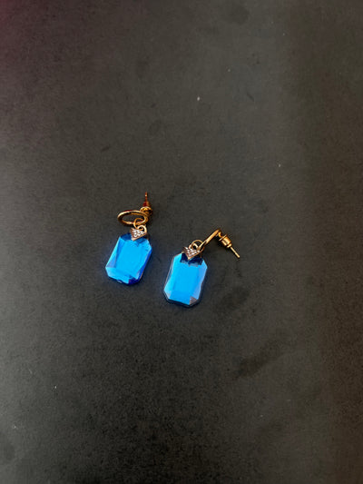 Aquamarine Daily Wear Green Earrings