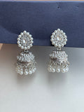 Beautiful silver Jhumka