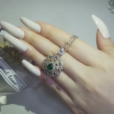 Elegant Zirconia Pendant Necklace for Women